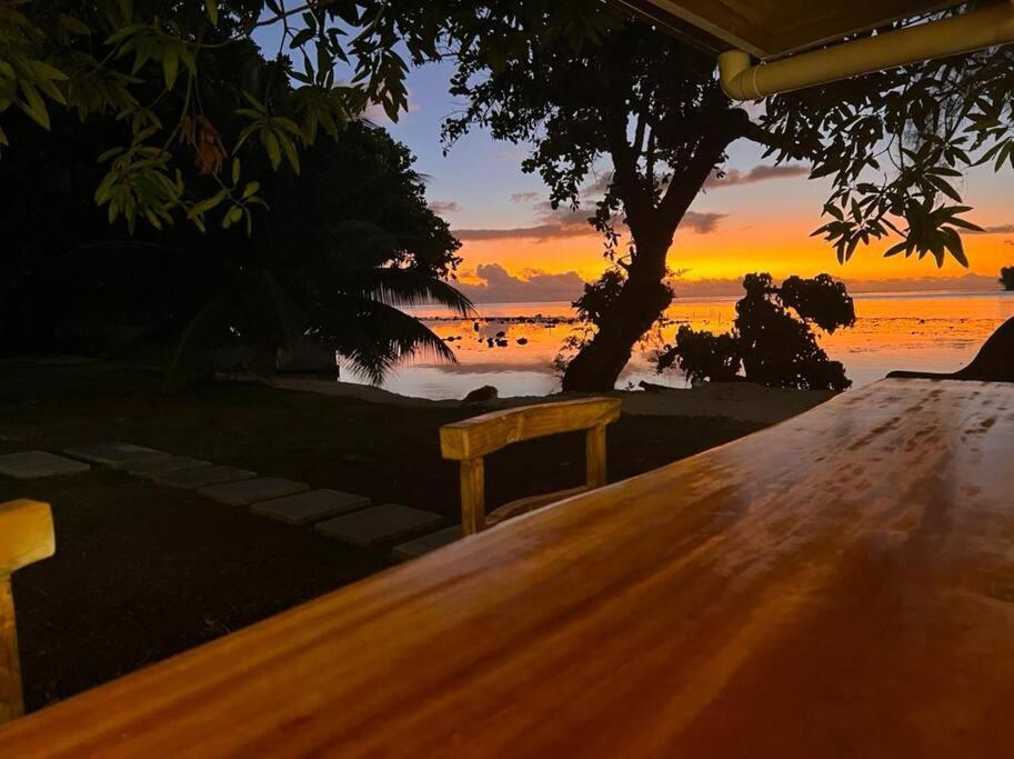 Bungalow Tiarii, Avec Acces Direct A Une Plage Privee Tevaitoa Eksteriør billede