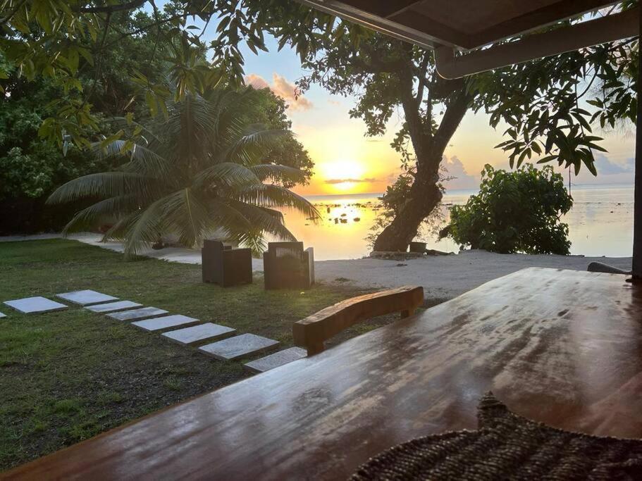 Bungalow Tiarii, Avec Acces Direct A Une Plage Privee Tevaitoa Eksteriør billede