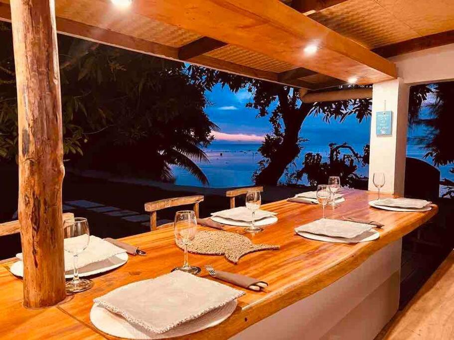 Bungalow Tiarii, Avec Acces Direct A Une Plage Privee Tevaitoa Eksteriør billede